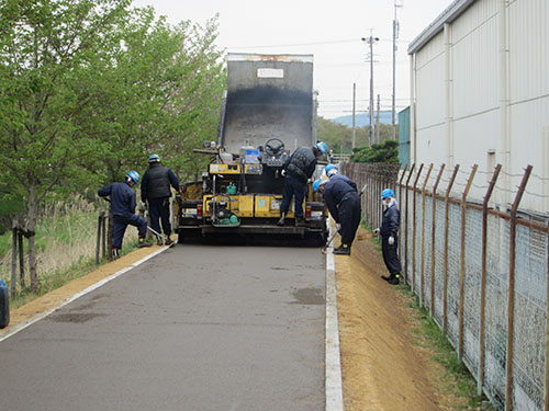 ●●のアスファルト舗装